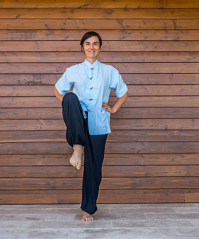 Carine Audé, enseignante de Qi Gong à Saint Laurent du Var dans les Alpes Maritimes